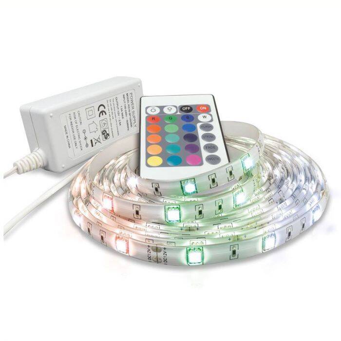 Image of Crompton 32W RGB LED Flexi Strip Kit with Remote Control