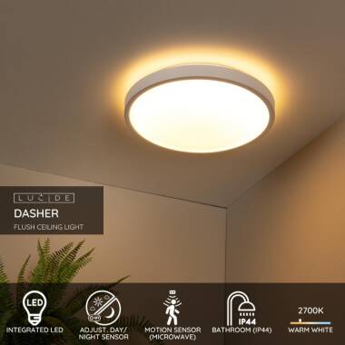 Image of Lucide Dasher 410 LED Flush Light