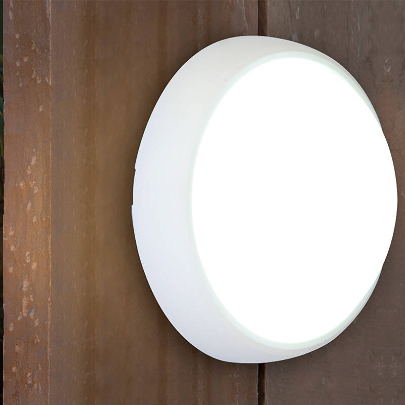 Image of Lutec Slimline 12W Warm White LED Bulkhead