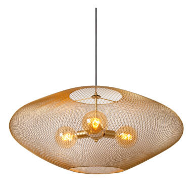 Image of Lucide Mesh 3 Light Ceiling Pendant Light