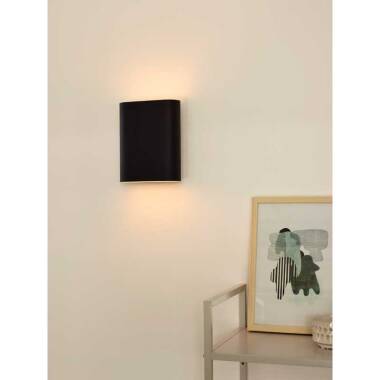 Image of Lucide Ovalis Up & Down Wall Light