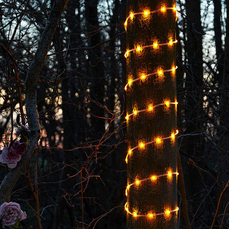 Image of Konstsmide Battery Operated Amber LED Mini Rope Light