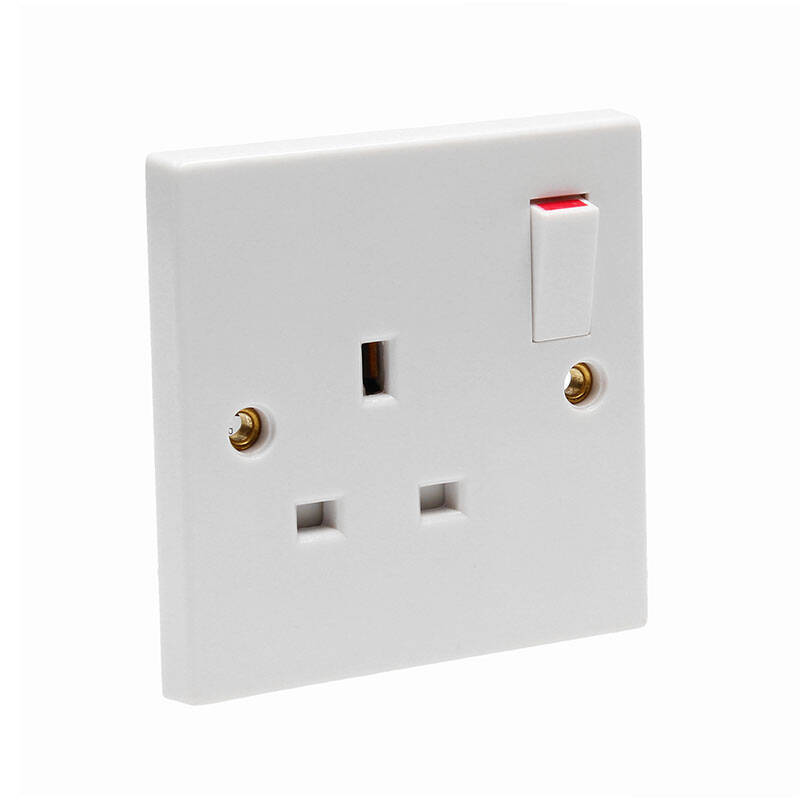 Image of Axiom 13A 1 Gang Switched Socket
