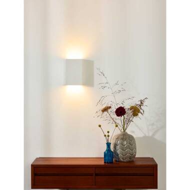 Image of Lucide Gipsy Square Up & Down Wall Light