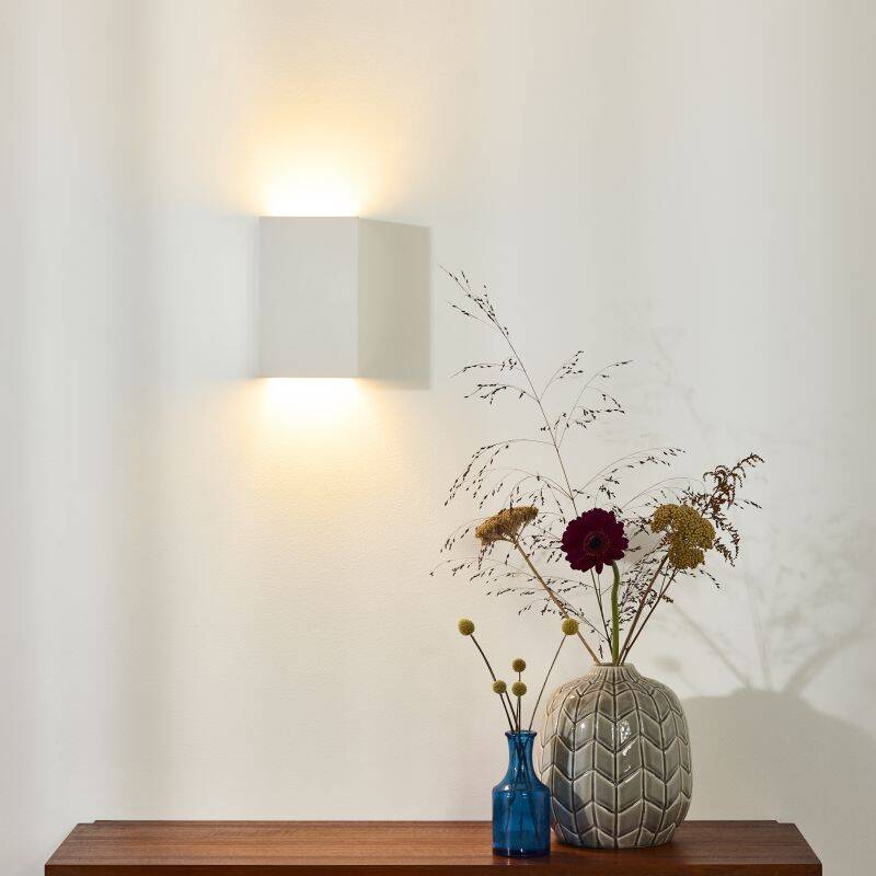 Image of Lucide Gipsy Square Up & Down Wall Light