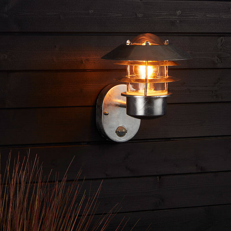 Image of Edit Coastal Stage Outdoor Wall Light with PIR Sensor