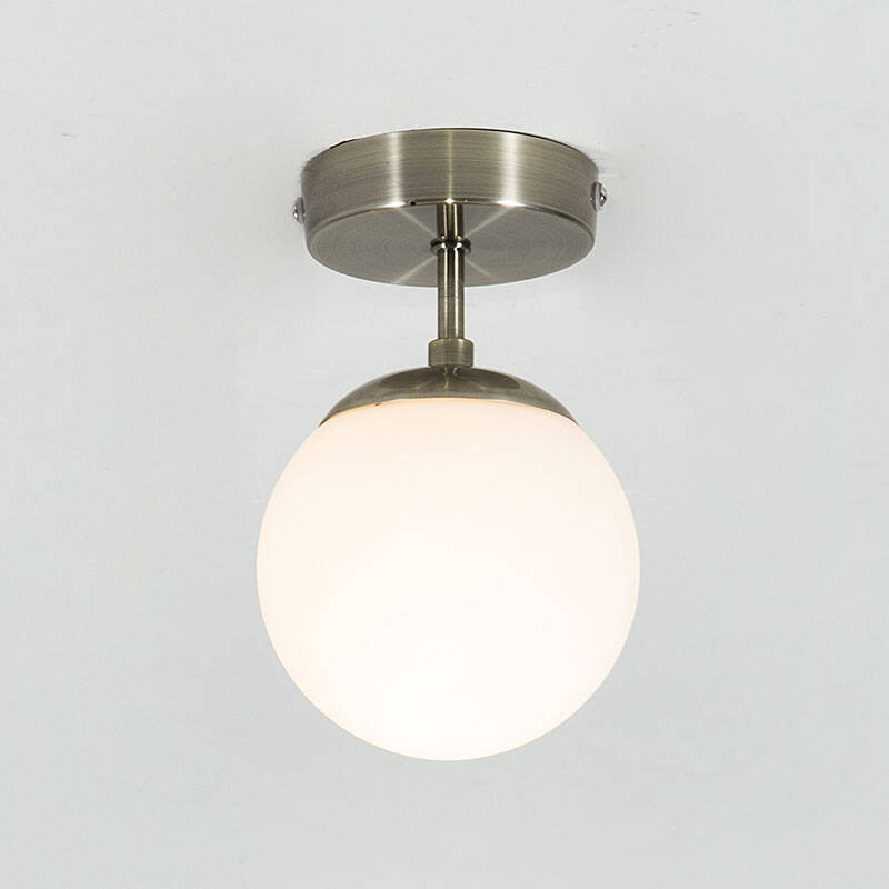 Image of Edit Evie Semi-Flush Glass Ceiling Light