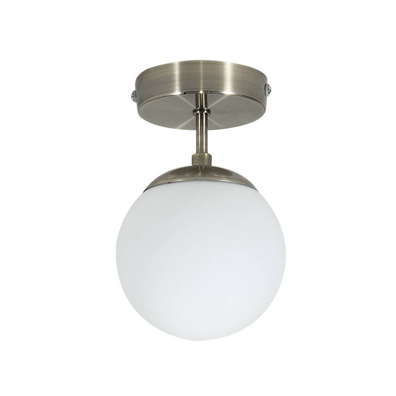 Image of Edit Evie Semi-Flush Glass Ceiling Light