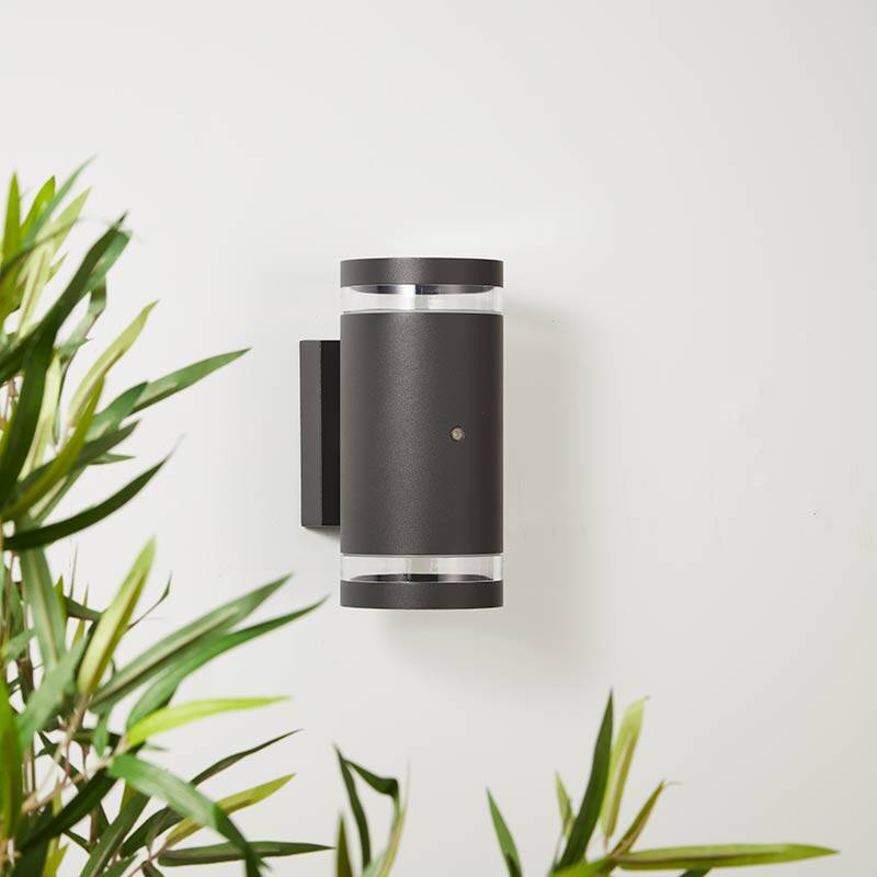 Image of Edit Dez Outdoor Up & Down Wall Light with Dusk to Dawn Sensor