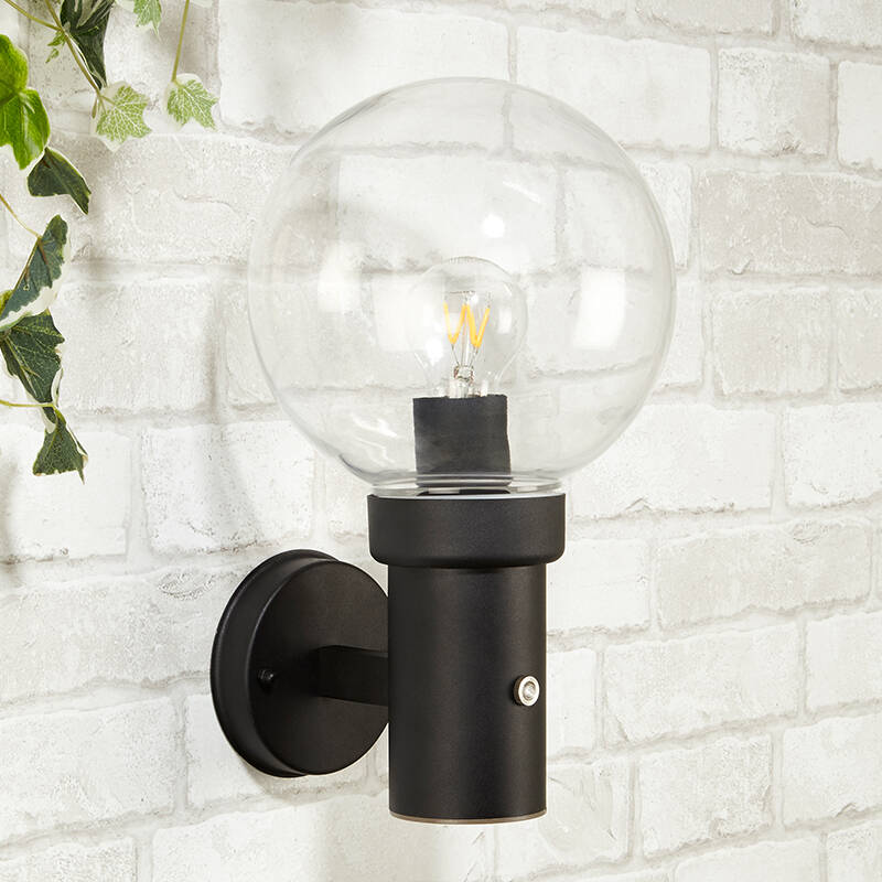 Image of Edit Optic Outdoor Wall Light with Dusk to Dawn Sensor
