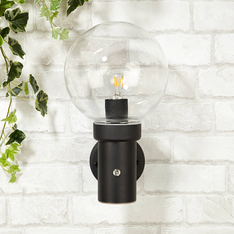 Image of Edit Optic Outdoor Wall Light with Dusk to Dawn Sensor