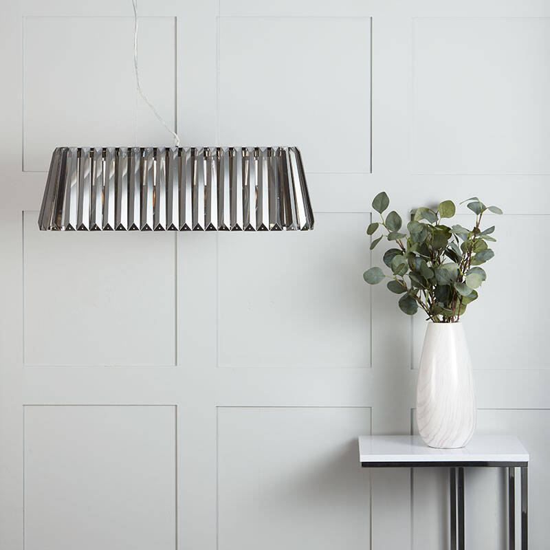 Image of Searchlight Sienna Glass Bar Ceiling Pendant Light