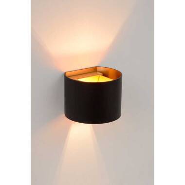 Image of Lucide Xio Round LED Up & Down Wall Light