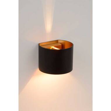 Image of Lucide Xio Round LED Up & Down Wall Light