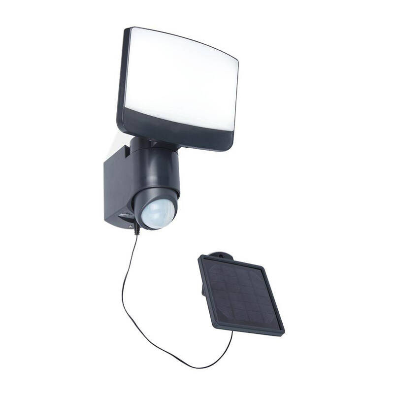 Image of Lutec Sunshine 8W LED Solar Floodlight with PIR sensor