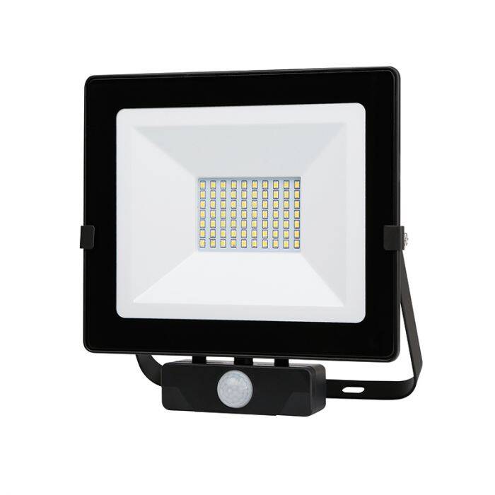 Image of Envirolight Eco 50W 4000Lm Cool White LED Floodlight with PIR Sensor
