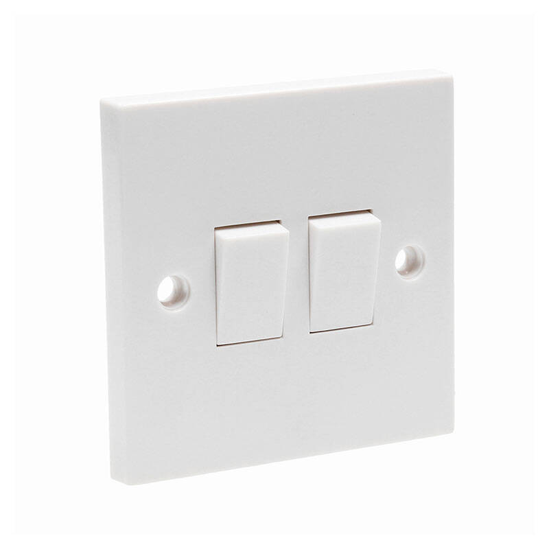 Image of Axiom 10A 2 Gang 2 Way Light Switch