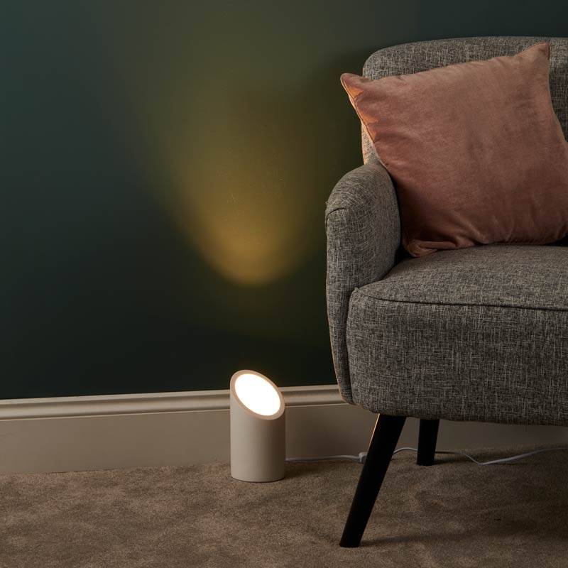 Image of Edit Rise Plaster Uplighter Floor Lamp