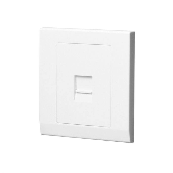 Image of Retrotouch Simplicity White Screwless 1 Gang Telephone Master Socket