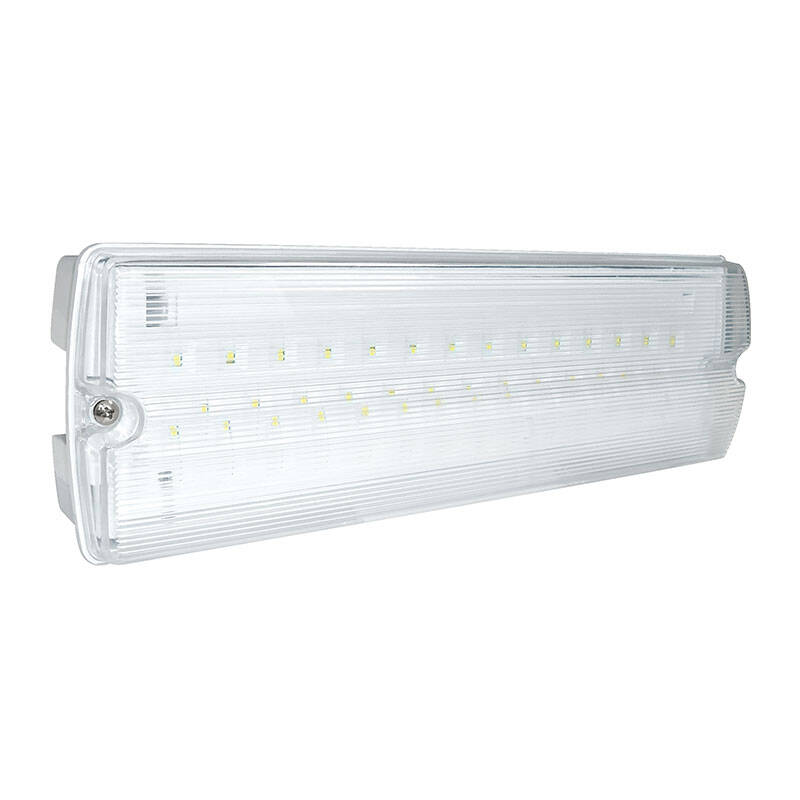 Image of Eterna 4W LED Self Test Emergency Bulkhead with Legend Set