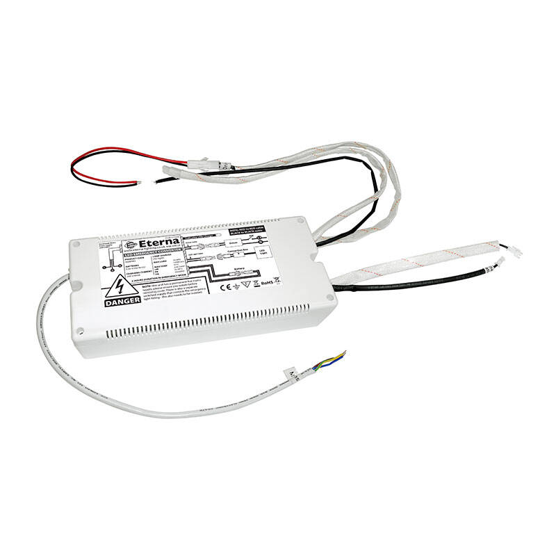 Image of Eterna 4W LED Self Test Emergency Bulkhead with Legend Set