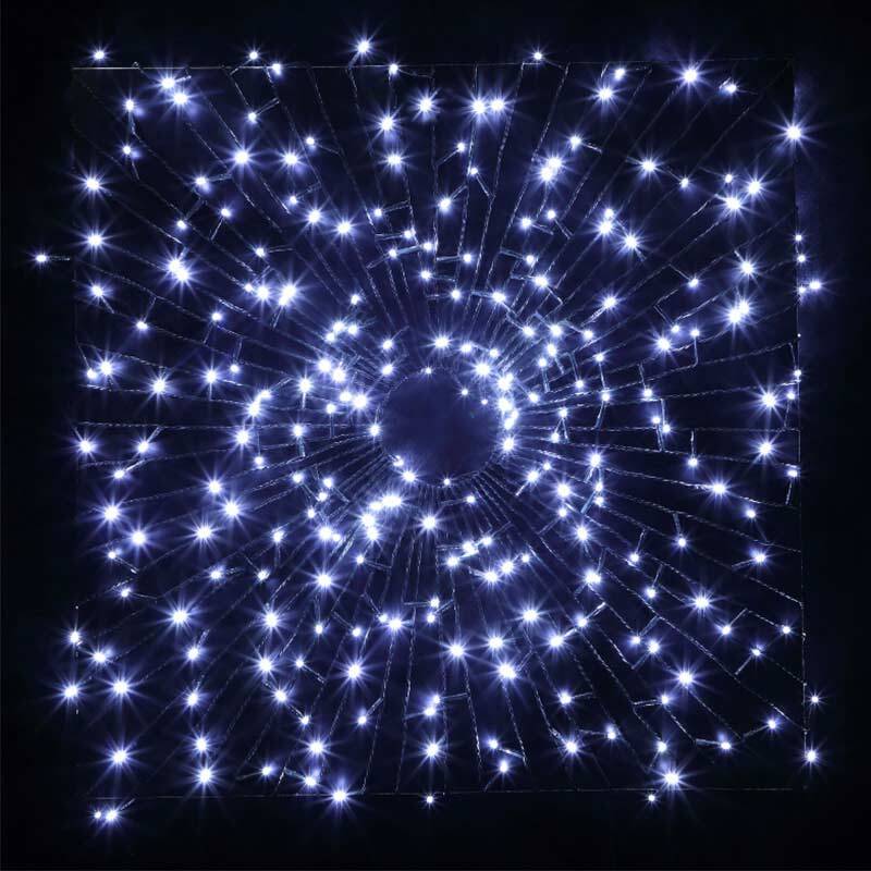 Image of Edit 26.92M White LED Multi-Function String Lights - Green Cable