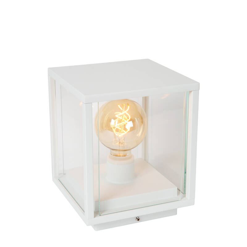 Image of Lucide Claire Square Outdoor Pedestal Light