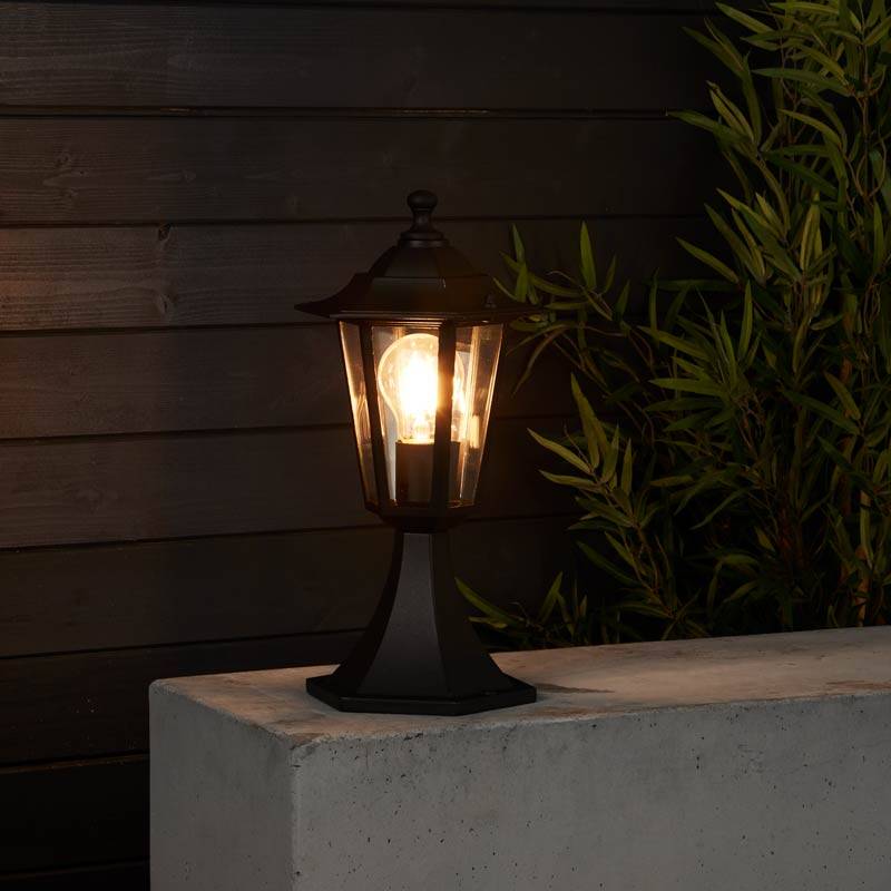 Image of Edit Crown Outdoor Pedestal Light