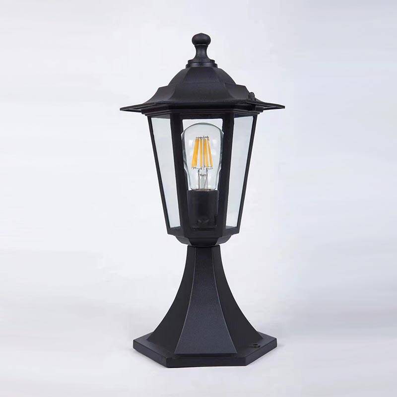Image of Edit Crown Outdoor Pedestal Light