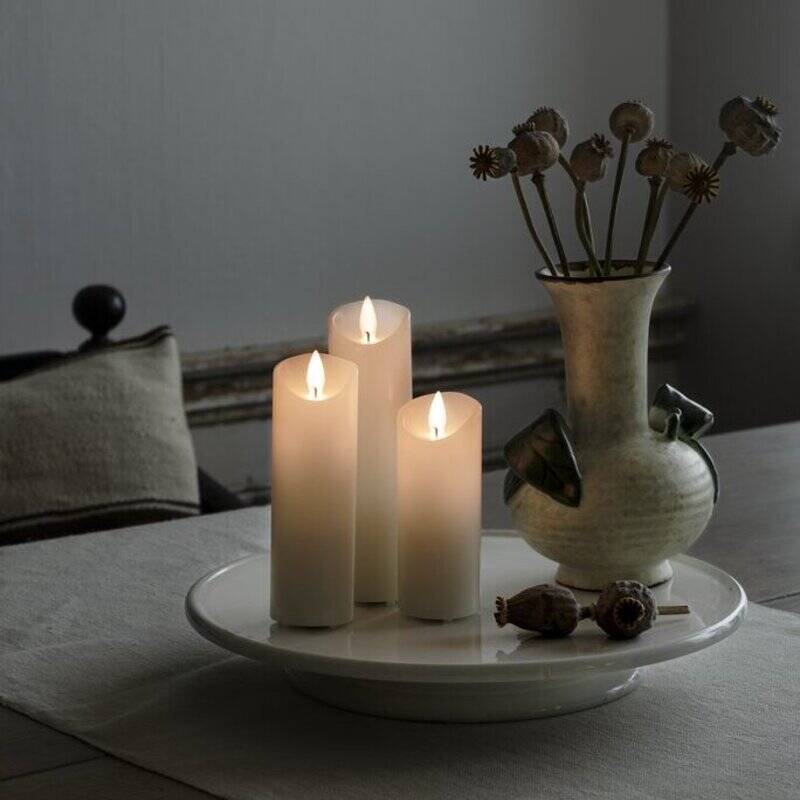 Image of Konstsmide 152 Slim Battery Operated LED Wax Flicker Candle