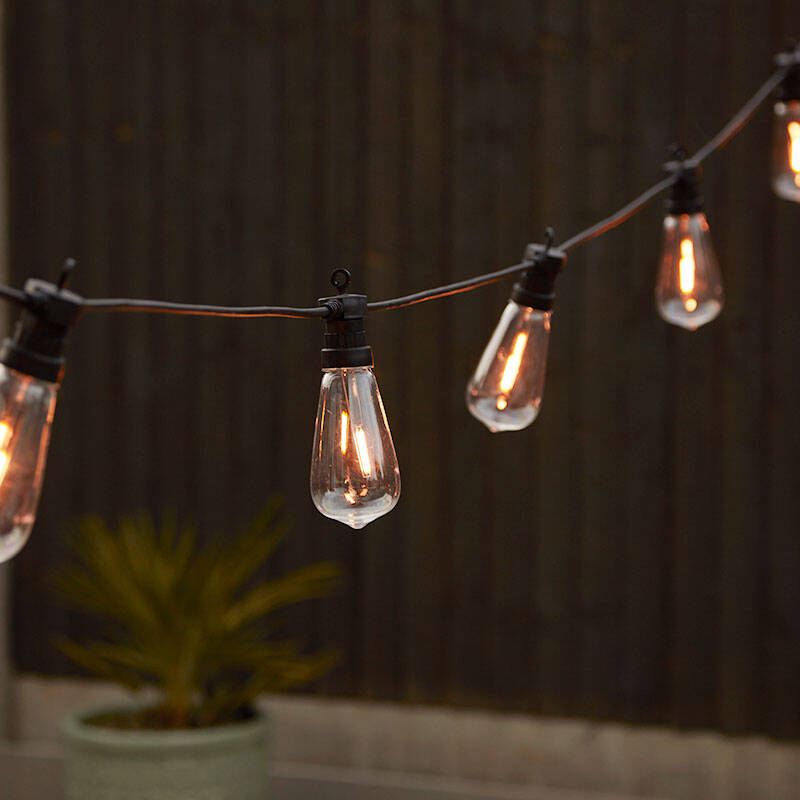 Image of Easyfit 12V Garden Lights - Squirrel Cage LED Festoon Lights