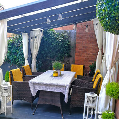 Image of Easyfit 12V Garden Lights - Squirrel Cage LED Festoon Lights