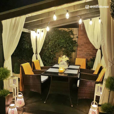 Image of Easyfit 12V Garden Lights - Squirrel Cage LED Festoon Lights