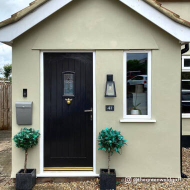 Image of Searchlight Nurture Outdoor Lantern Wall Light