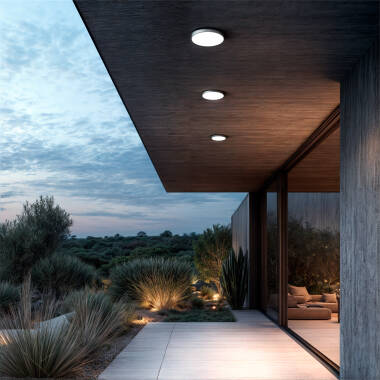 Image of 24W Round Dimmable LED Flush Ceiling Light D220 mm