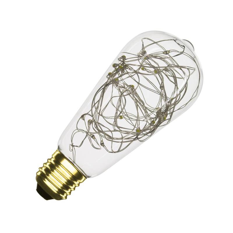 Image of 1.5W LED Filament Squirrel Cage Bulb - Screw Cap