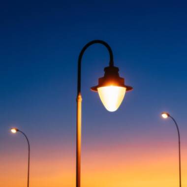 Image of Fisher 40W LED Street Light LUMILEDS PHILIPS Xitanium 160ºx60º Asymmetric