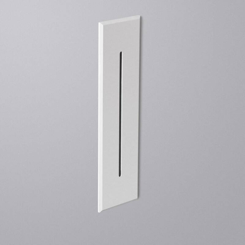 Image of Edit Wabi 3W Rectangular Linear LED Recessed Outdoor Wall Light
