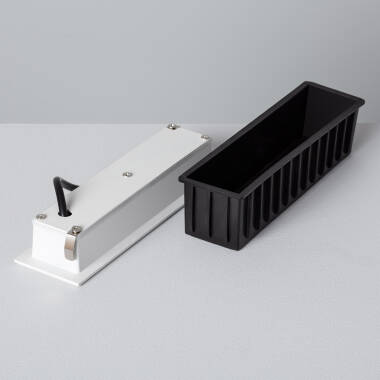 Image of Edit Wabi 3W Rectangular Linear LED Recessed Outdoor Wall Light