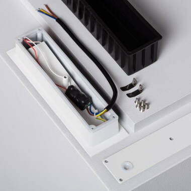 Image of Edit Wabi 3W Rectangular Linear LED Recessed Outdoor Wall Light