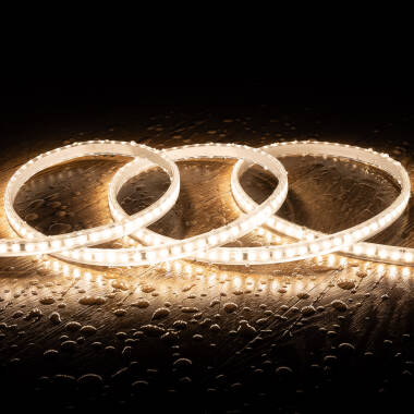 Image of 50M IP65 220V Dimmable Cool White 4000K SMD LED Autorecified Strip Kit