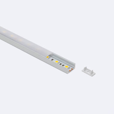 Image of Surface Mounted Aluminium Profile with Continuous Cover