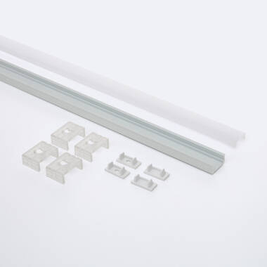 Image of Surface Mounted Aluminium Profile with Continuous Cover