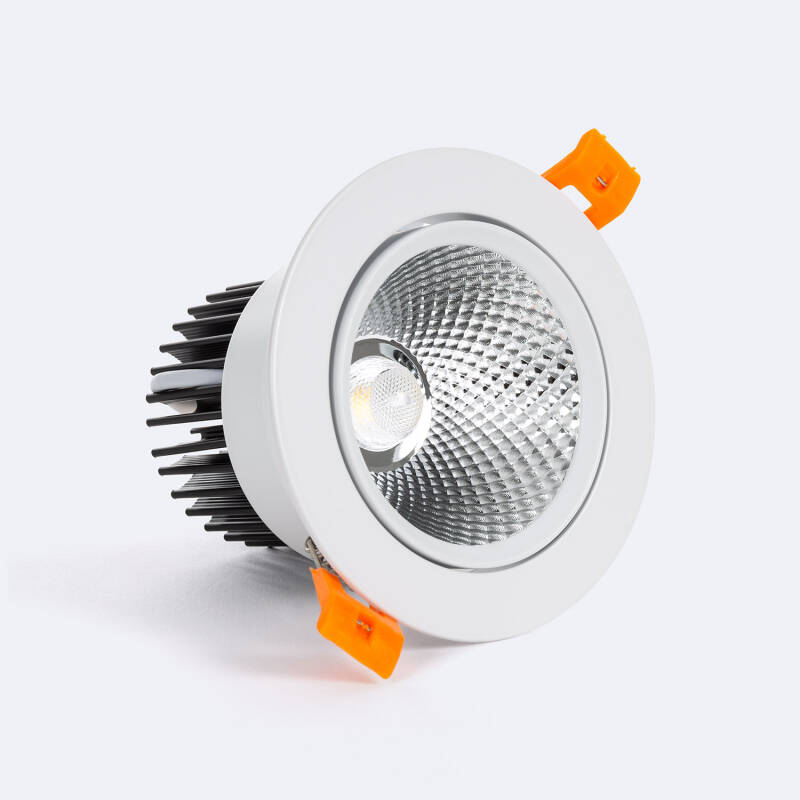 Image of Round 9W COB LED Adjustable Downlight Cutout 90mm