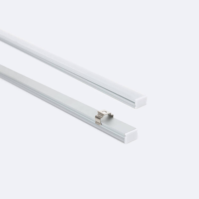 Image of Surface Mounted 12x8 Aluminium Profile for LED Strip