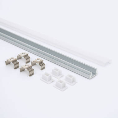 Image of Surface Mounted 12x8 Aluminium Profile for LED Strip
