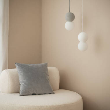 Image of Edit Deyla Plaster Ceiling Pendant Light