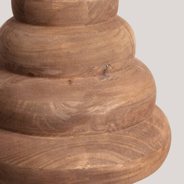 Image of Iluzzia Dallas I Wood Ceiling Pendant Light