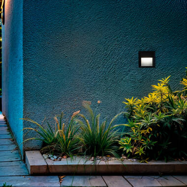 Image of Edit 1W Byron Outdoor Square LED Wall Light