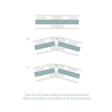 Image of 50M IP65 220V Silicone Flex Dimmable Cool White 4000K COB LED Strip Kit
